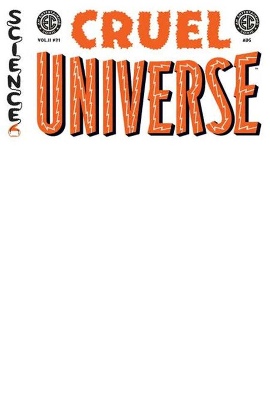 EC Cruel Universe 2 #1 (Of 12) Cover D Blank Sketch Variant  Variant (NM)