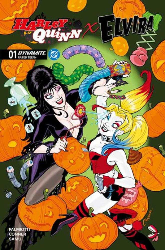 Harley Quinn X Elvira #1 Cover A Amanda Conner (NM)