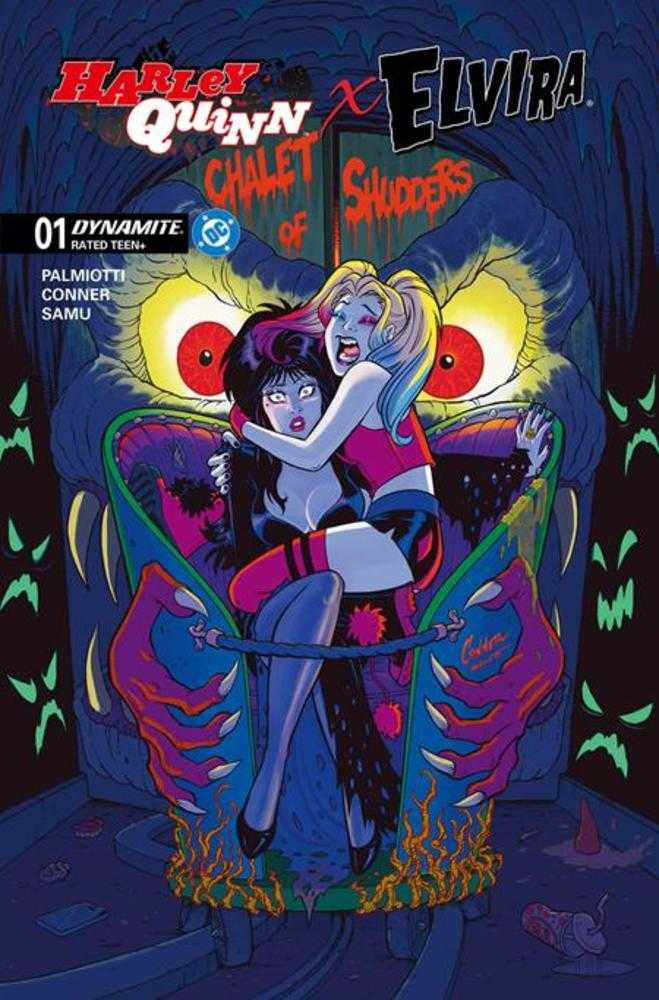Harley Quinn X Elvira #1 Cover M 1:10 Amanda Conner Original Variant (NM)