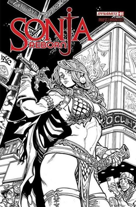 Sonja Reborn #1 Cover O 1:10 Inc Chad Hardin Line Art Variant (NM)