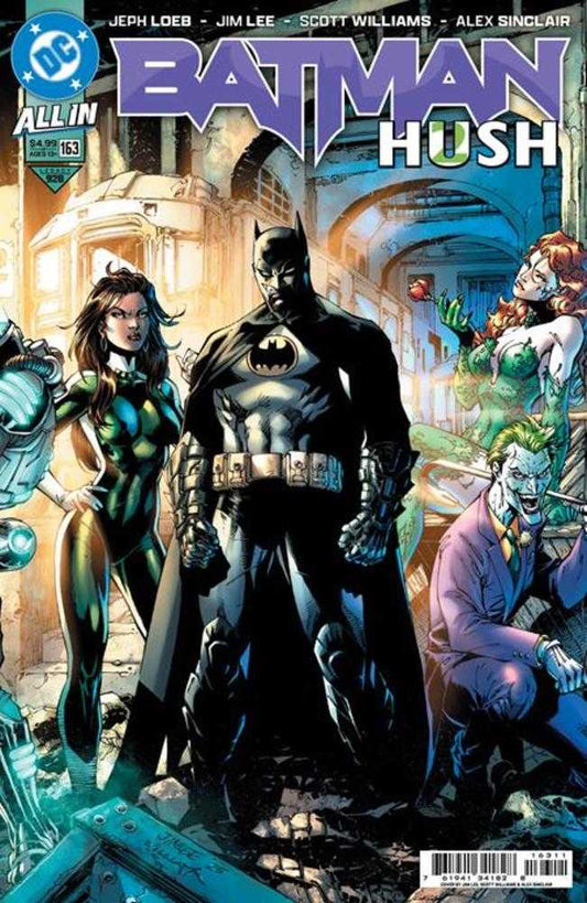 Batman #163 Cover A Jim Lee & Scott Williams Batman Connecting Middle Alternate Color (NM)