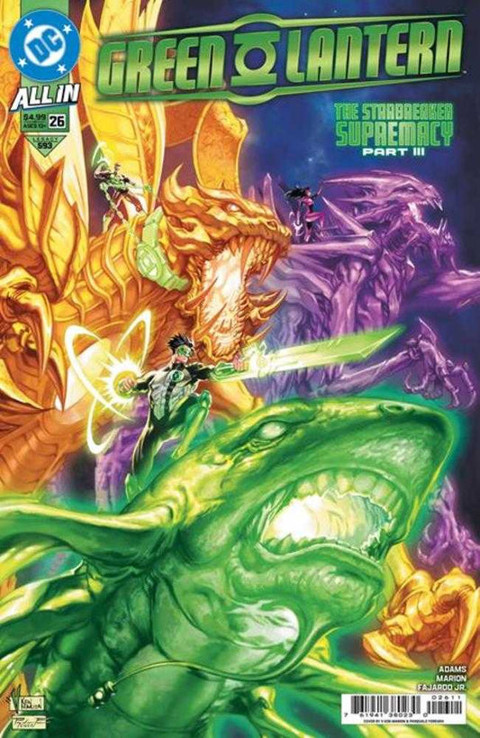 Green Lantern #26 Cover A V Ken Marion Connecting (Starbreaker Supremacy) (NM)