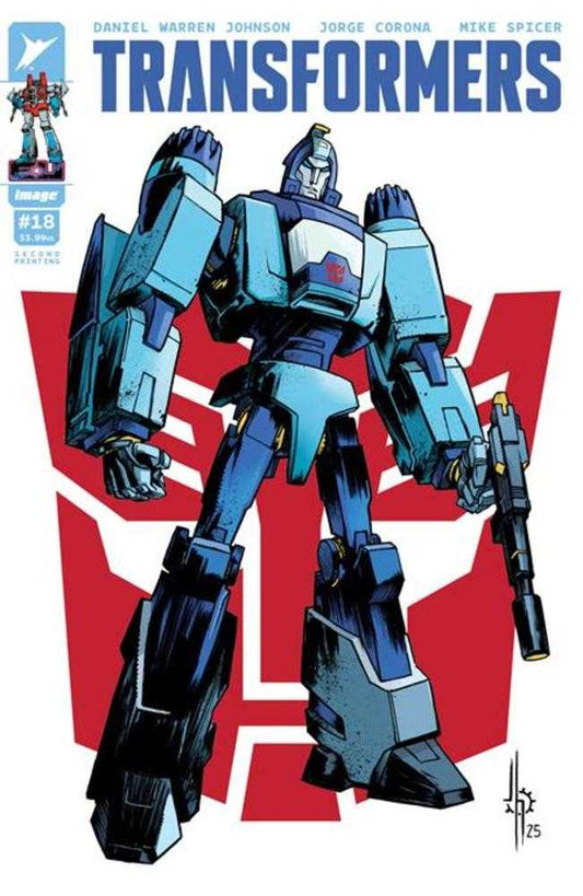 Transformers #18 2nd Print Cover B Jason Howard Autobot Variant (NM)