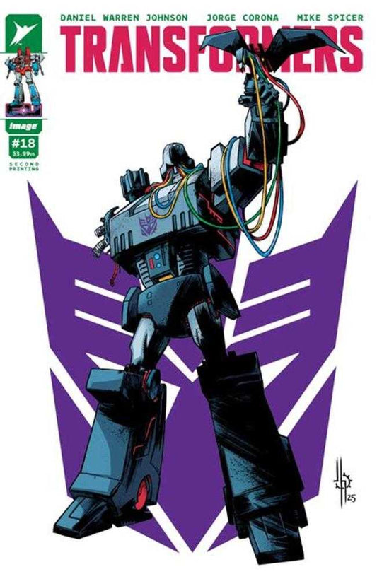 Transformers #18 2nd Print Cover A Jason Howard Decepticon Cover (NM)
