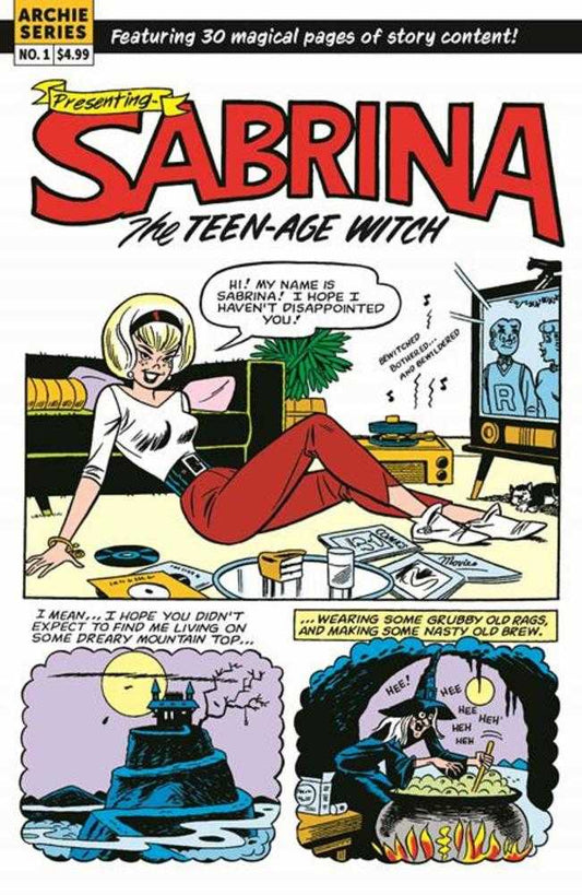 Sabrina The Teenage Witch Magic Unleashed (One Shot) Cover B Dan Decarlo Retro Art Variant (NM)