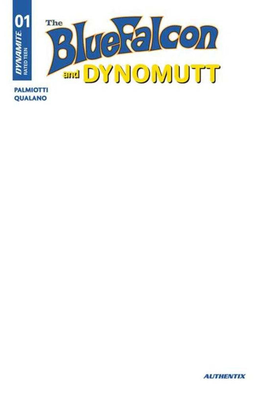 Blue Falcon & Dynomutt #1 Cover I Blank Authentix Variant (NM)