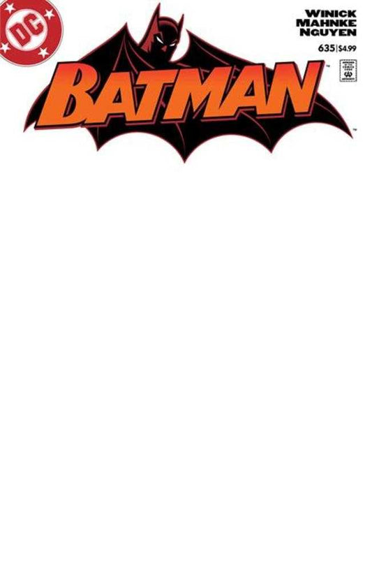 Batman #635 Facsimile Edition Cover D Blank Card Stock Variant (NM)