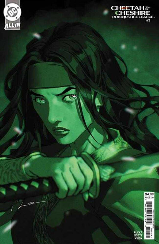 Cheetah And Cheshire Rob The Justice League #2 (Of 6) Cover B Gerald Parel Card Stock Variant (NM)