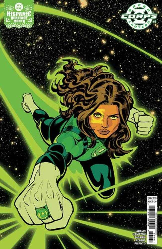 Green Lantern Corps #8 Cover D Leonardo Romero Hispanic Heritage Month Jessica Cruz Card Stock Variant (Starbreaker Supremacy) (NM)
