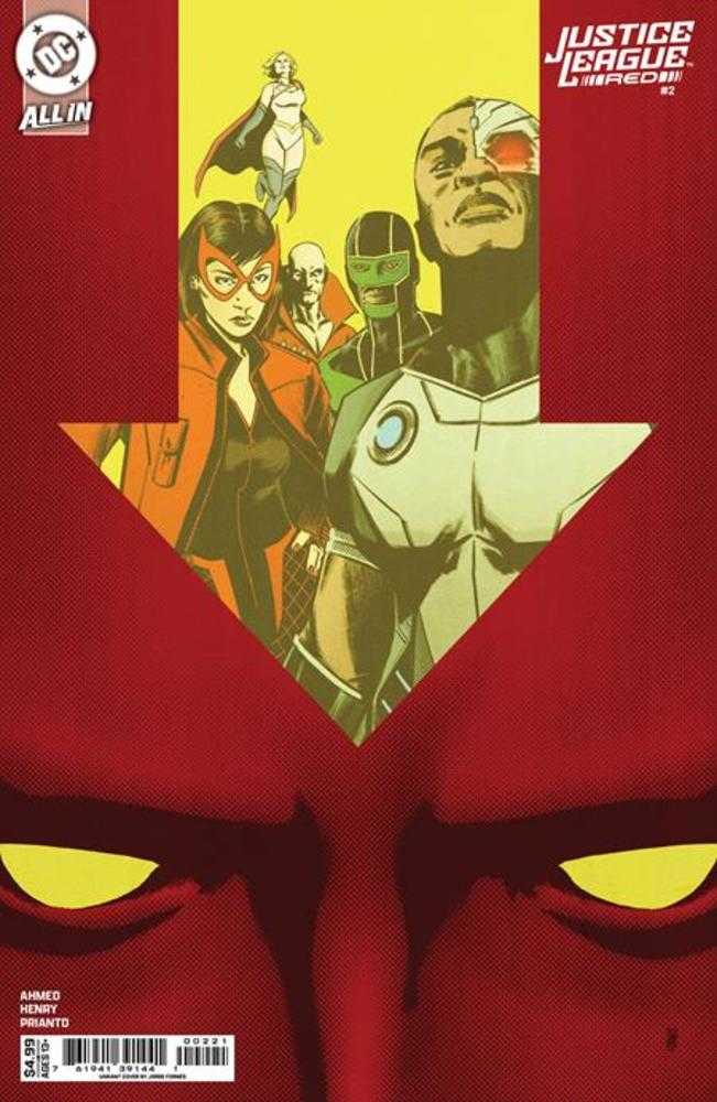 Justice League Red #2 (Of 6) Cover B Jorge Fornes Card Stock Variant (NM)