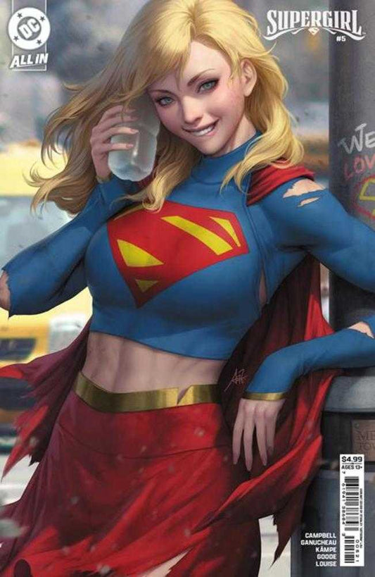 Supergirl #5 Cover B Stanley Artgerm Lau Card Stock Variant (NM)