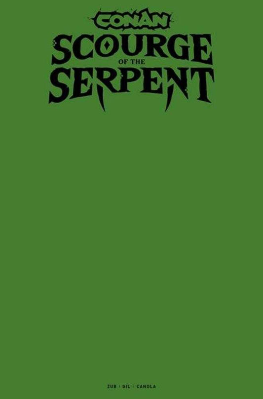 Conan The Barbarian Scourge Of The Serpent #1 (Of 4) Cover I Blank Sketch Variant (Mature) (NM)