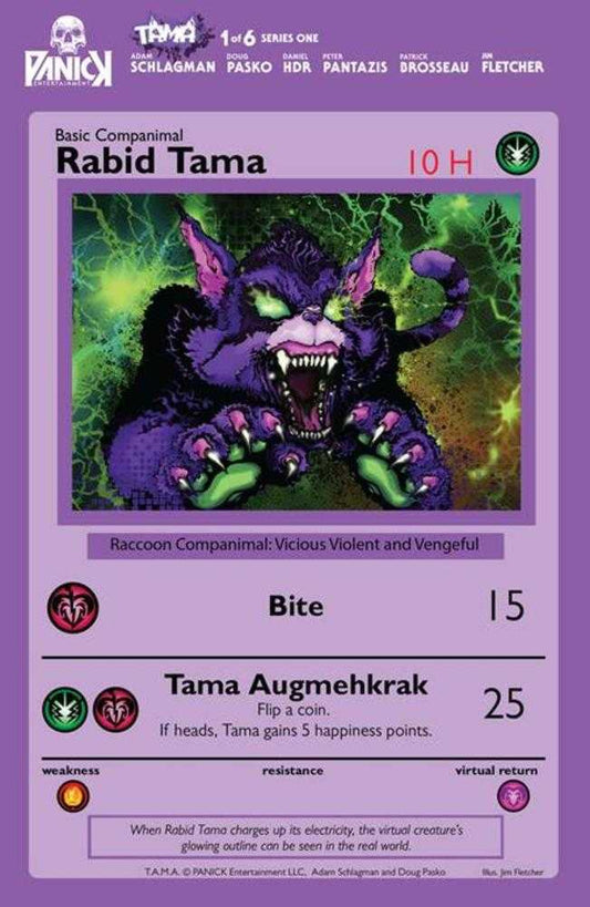 Tama #1 (Of 6) 2nd Print Cover B Jim Fletcher Vicious Violent And Vengeful Tama Variant (NM)