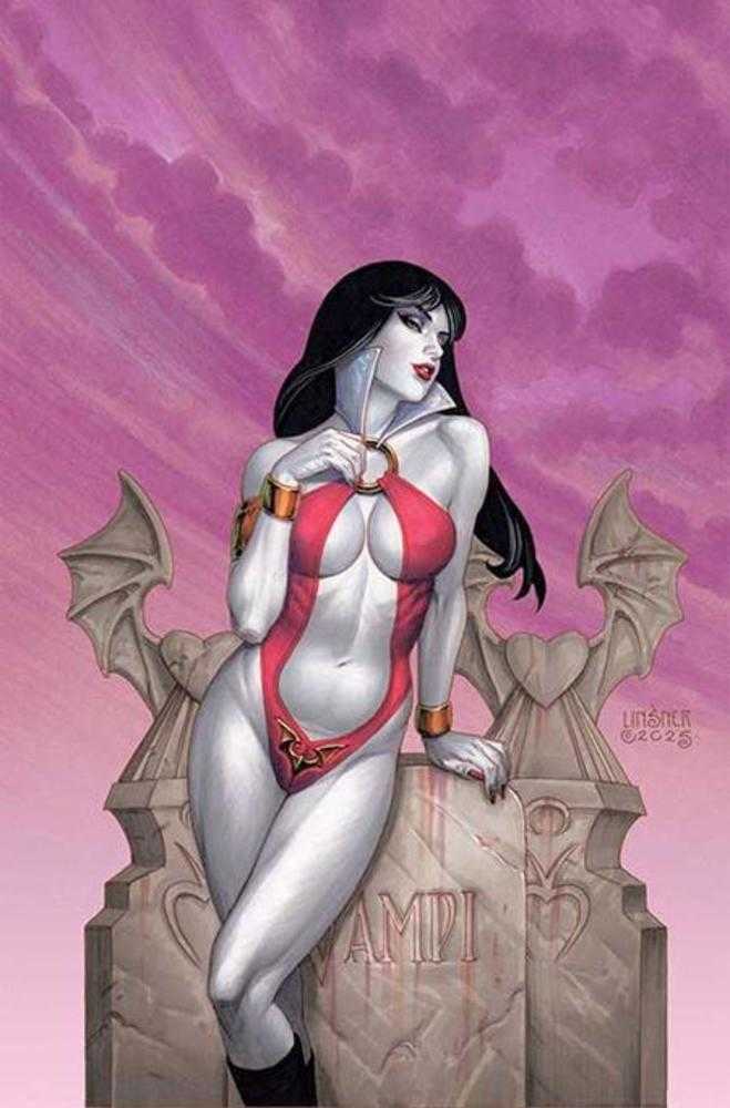 Vampirella Armageddon #2 Cover Q 1:10 Joseph Michael Linsner Foc Bonus Foil Full Art Variant (NM)