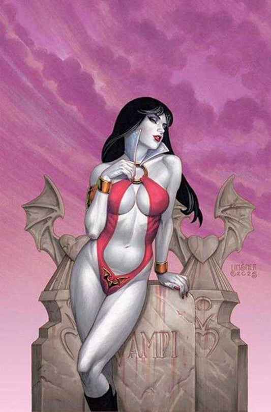 Vampirella Armageddon #2 Cover Q 1:10 Joseph Michael Linsner Foc Bonus Foil Full Art Variant (NM)
