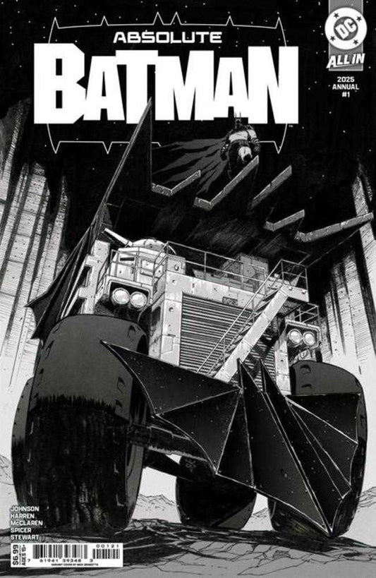 Absolute Batman 2025 Annual #1 (One Shot) Cover B Nick Dragotta Card Stock Variant (NM)