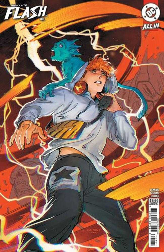 Absolute Flash #8 Cover B Haining Card Stock Variant (NM)