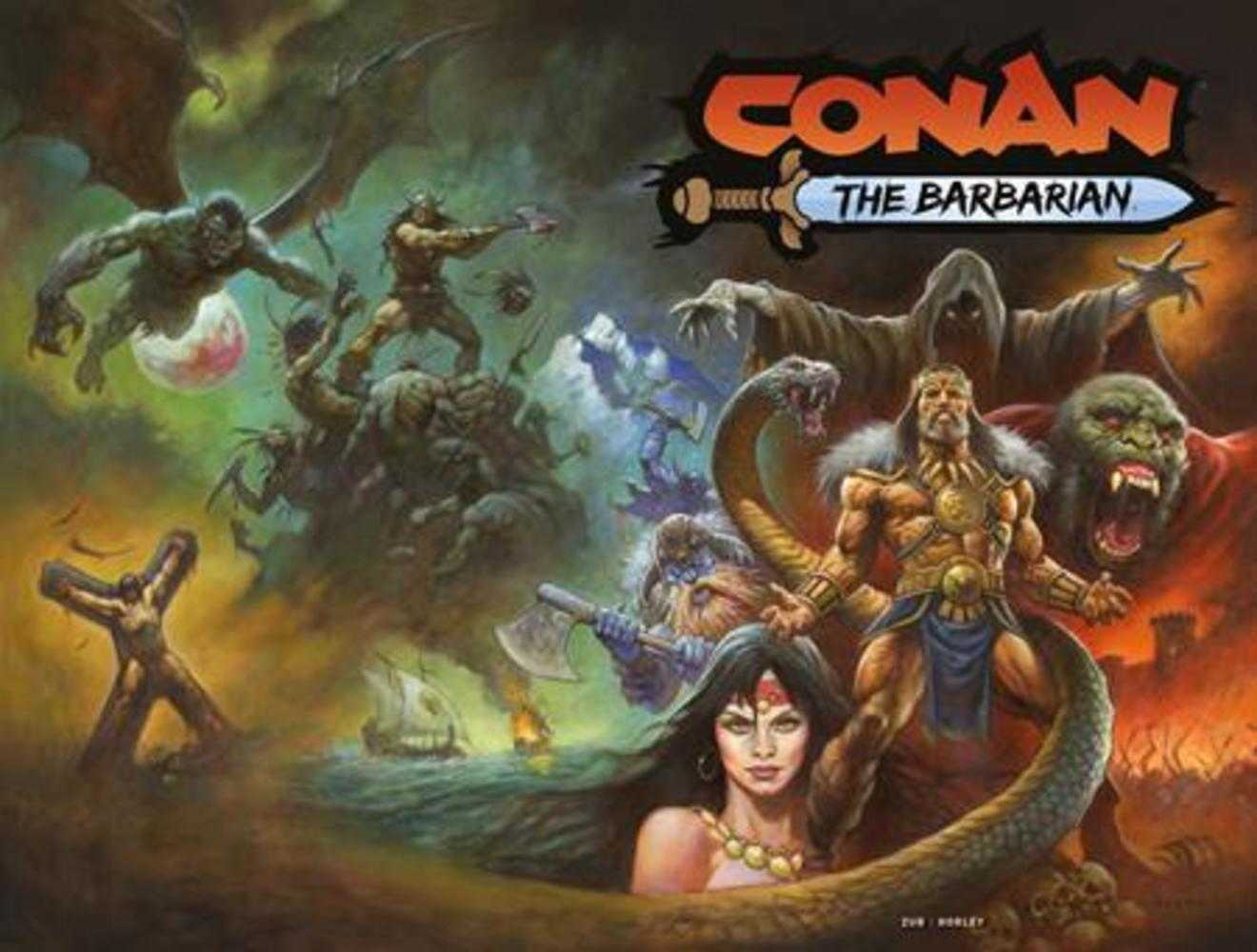 Conan The Barbarian #25 Cover A Alex Horley Wraparound (Mature) (NM)
