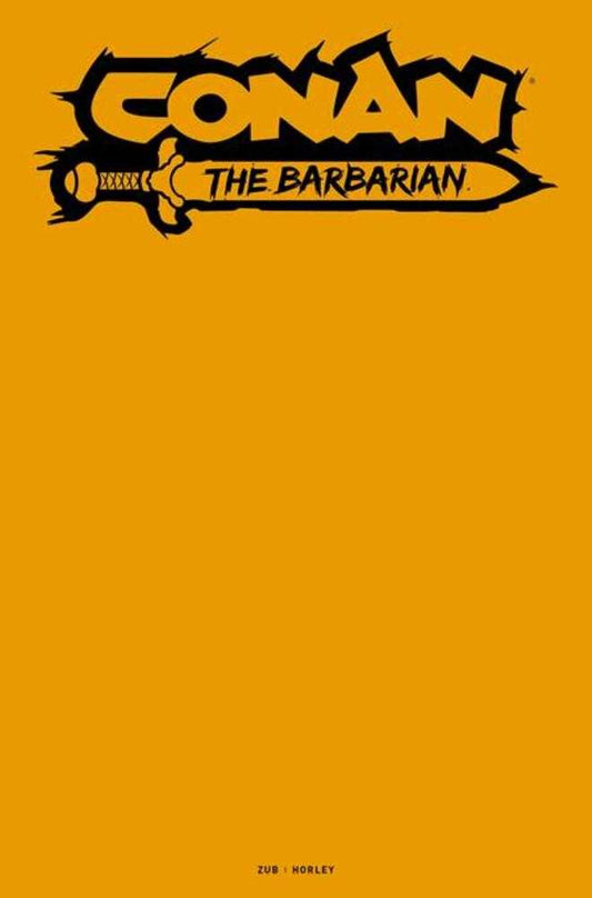 Conan The Barbarian #25 Cover H Color Blank Sketch Variant (Mature) (NM)