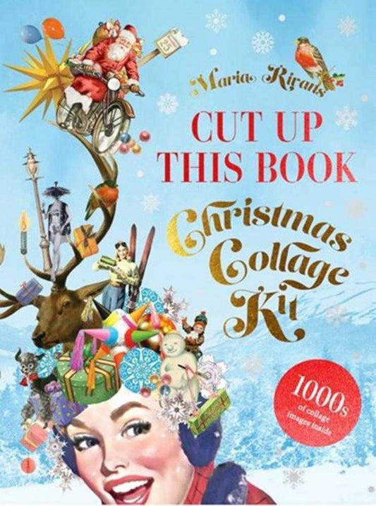 Cut Up This Book Softcover Christmas Collage Kit (NM)