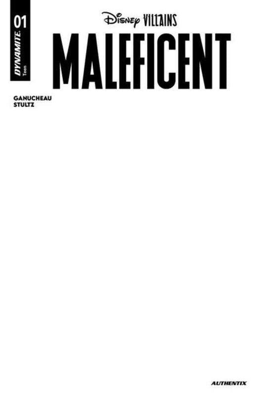 Disney Villains Maleficent #1 Cover E Blank Authentix Variant (NM)