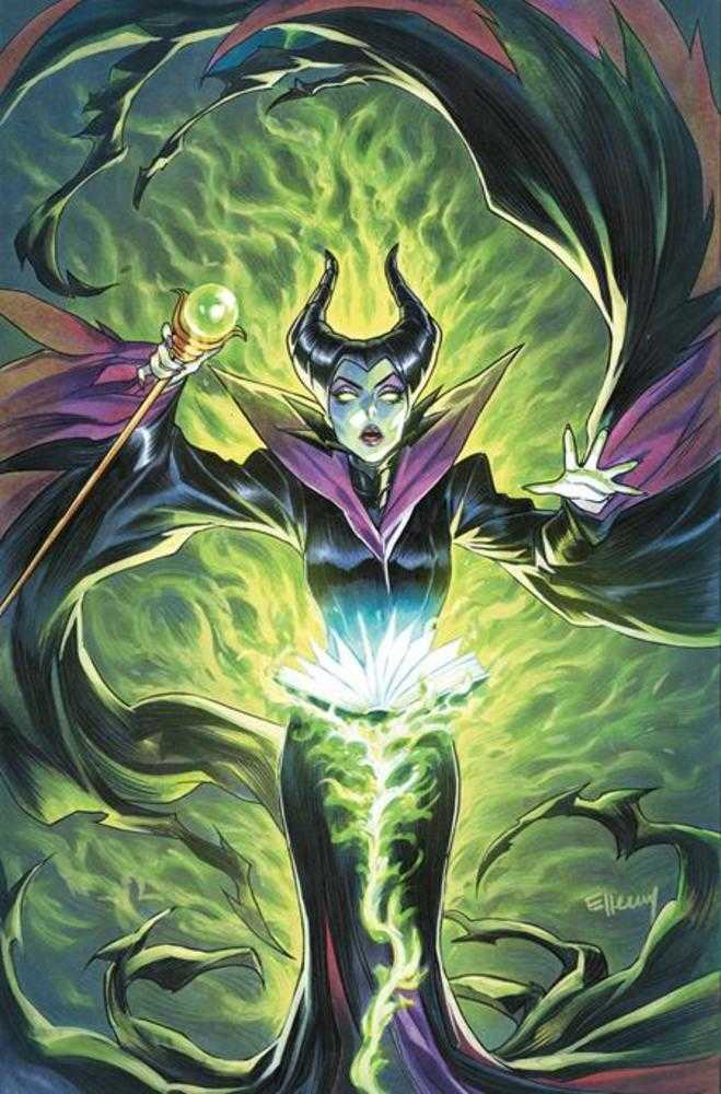 Disney Villains Maleficent #1 Cover I Inc 1:15 Ellery Santos Full Art Variant (NM)