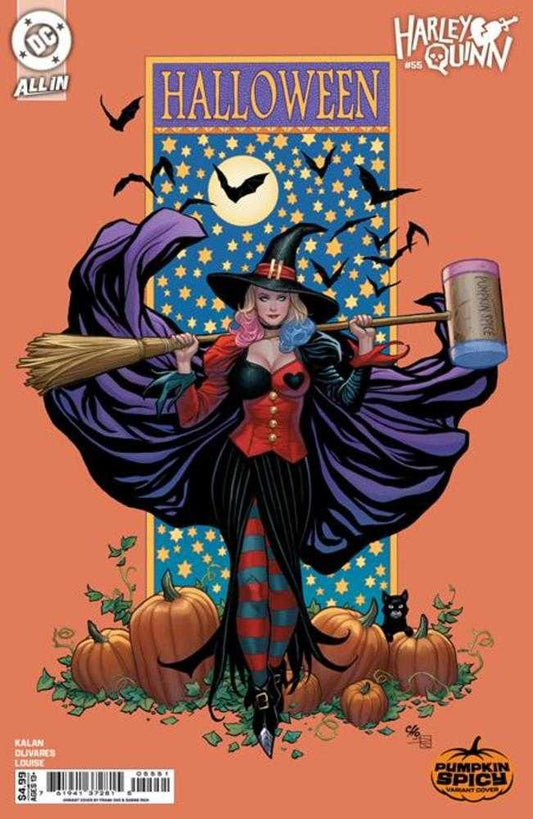 Harley Quinn #55 Cover E Frank Cho Pumpkin Spicy Card Stock Variant (NM)