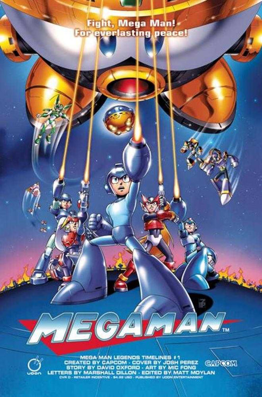 Mega Man Legends Timelines #1 (One Shot) Cover D Inc 1:5 Josh Perez Variant (NM)