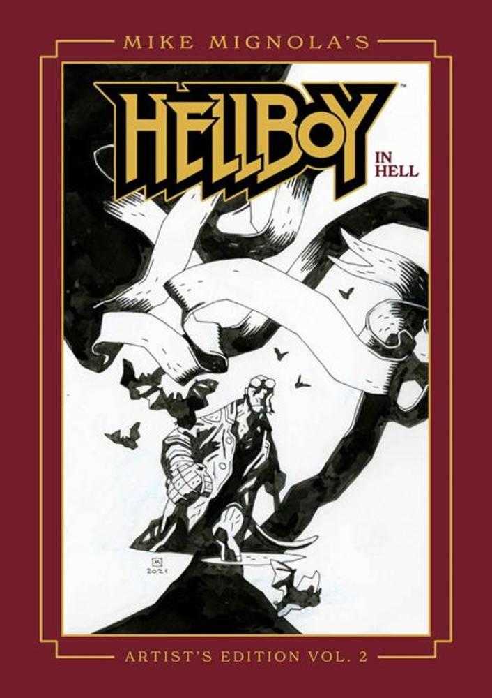Mike Mignolas Hellboy In Hell Artists Edition Hardcover Book 02 DM Exclusive (NM)