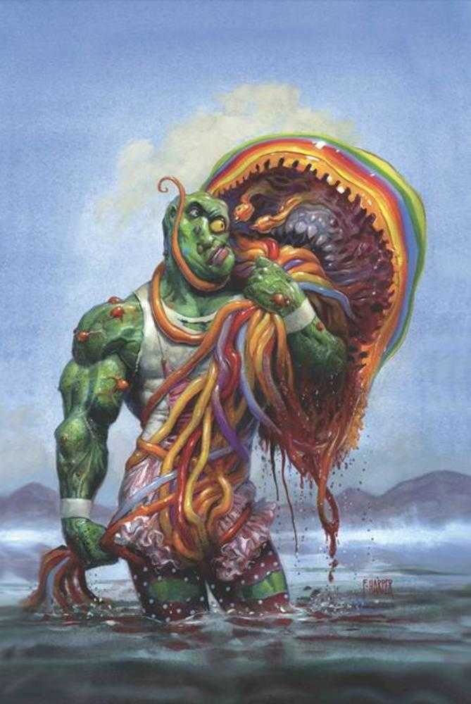 Toxic Avenger Comics #4 Cover C Fred Harper With Exclusive Trading Card By Tba Variant (Mature) (NM)