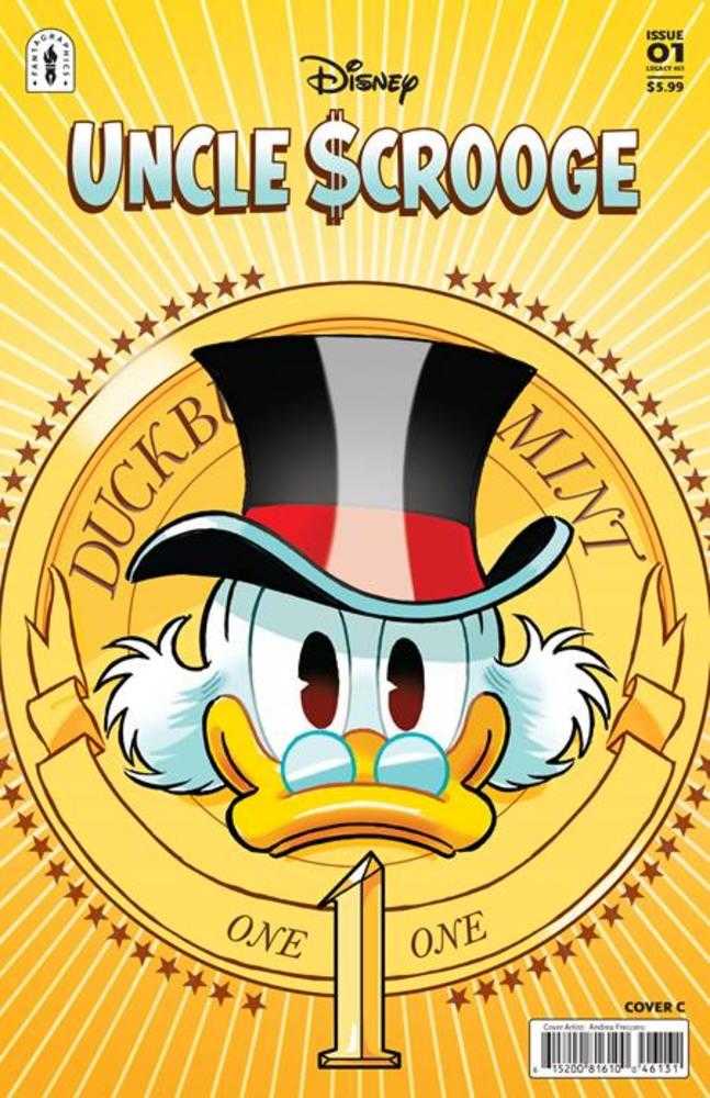Uncle Scrooge Flintheart Glomgolds Sinister Secret #1 (Of 3) Cover C Andrea Freccero Variant (NM)