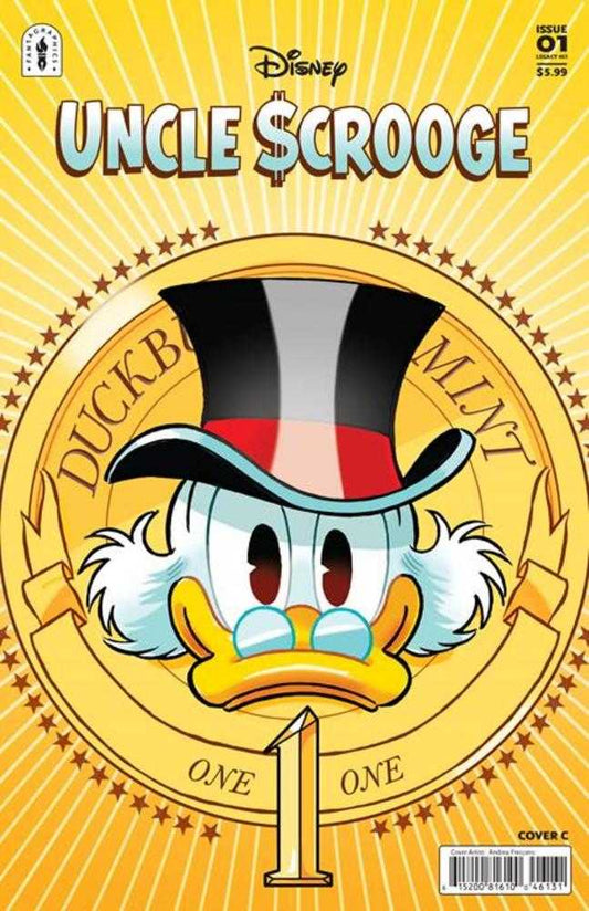 Uncle Scrooge Flintheart Glomgolds Sinister Secret #1 (Of 3) Cover C Andrea Freccero Variant (NM)