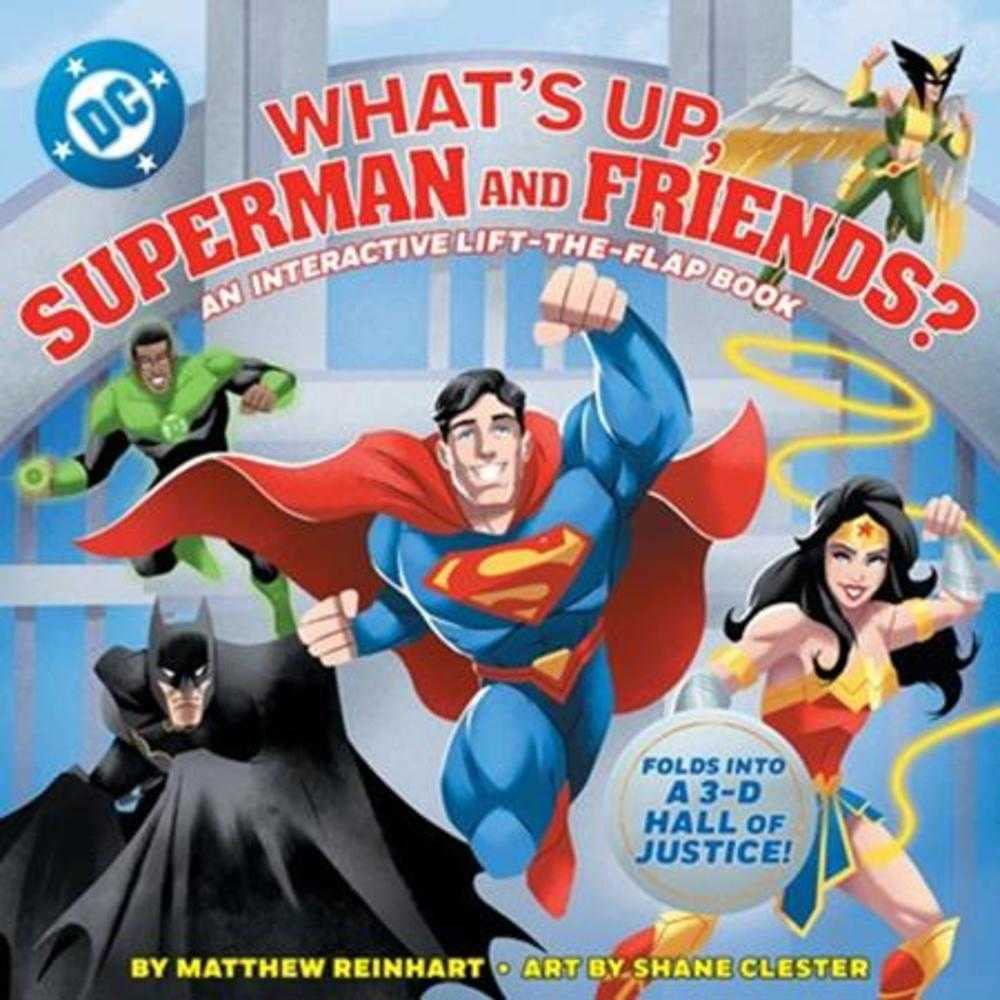 Whats Up Superman And Friends Hardcover A Pop Magic Book (NM)