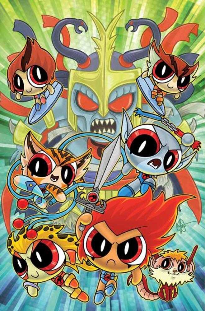 Thundercats Powerpuff Girls #3 Cover L Inc 1:5 Ken Haeser Virgin Foc Bonus Variant (NM)