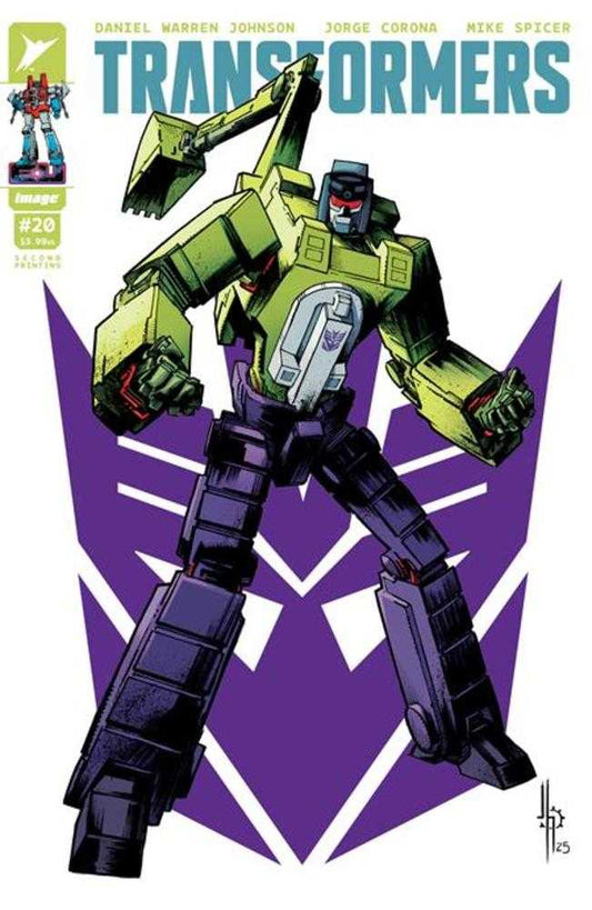 Transformers #20 2nd Printing Cover A Jason Howard Decepticon Cover (NM)