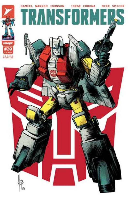 Transformers #20 2nd Printing Cover B Jason Howard Autobot Variant (NM)