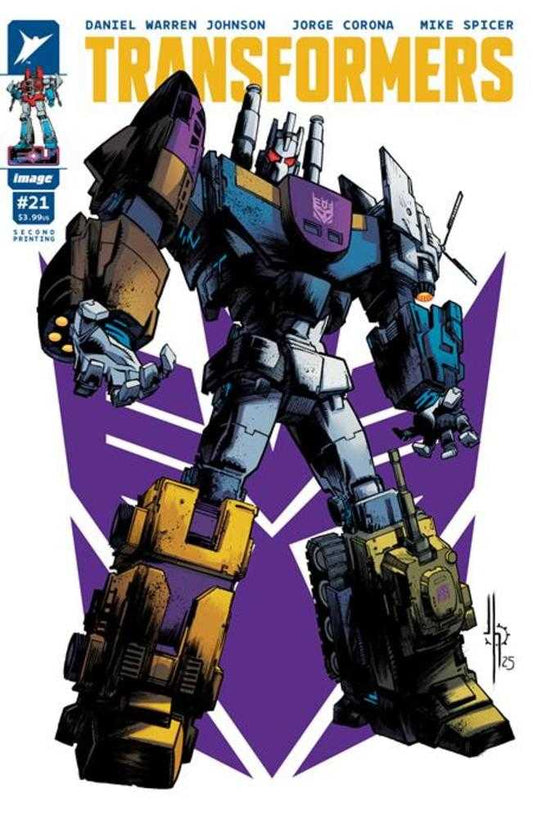 Transformers #21 2nd Printing Cover A Jason Howard Decepticon Cover (NM)