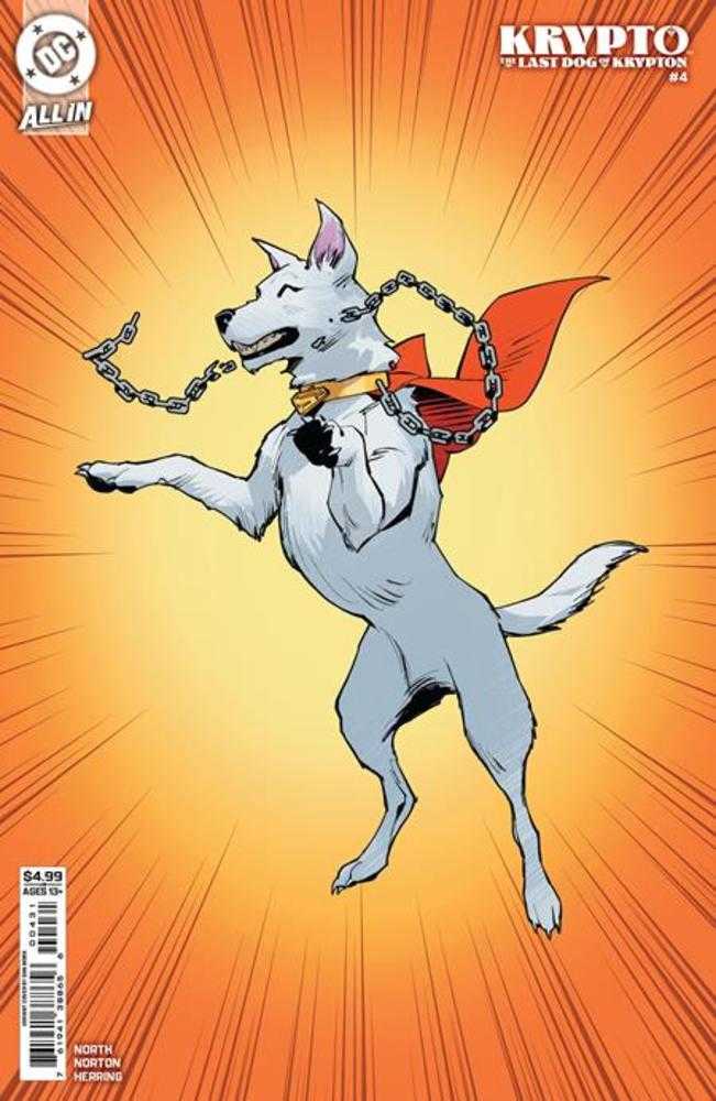 Krypto The Last Dog Of Krypton #4 (Of 5) Cover C Dan Mora Corner Box Card Stock Variant (NM)