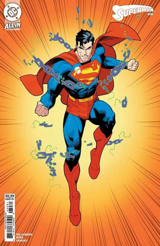 Superman #30 Cover H Dan Mora Corner Box Card Stock Variant (NM)