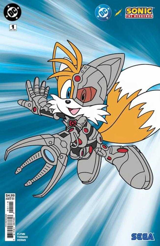 DC X Sonic The Hedgehog #1 (Of 5) 5th Print Cyborg Card Stock Cover (NM)
