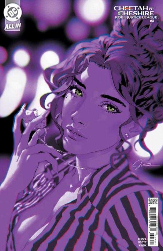 Cheetah And Cheshire Rob The Justice League #4 (Of 6) Cover B Gerald Parel Card Stock Variant (NM)