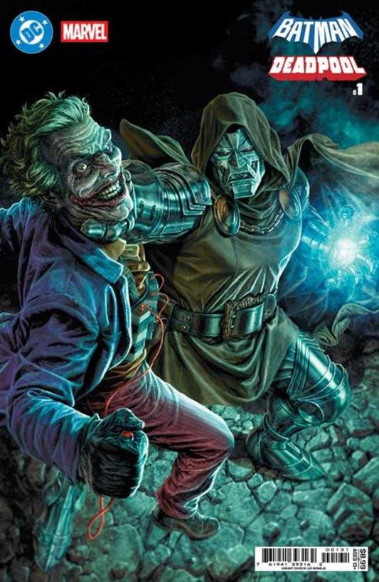 DC Marvel Batman Deadpool #1 (One Shot) Cover C Lee  Bermejo Joker Dr Doom Card Stock Variant (NM)
