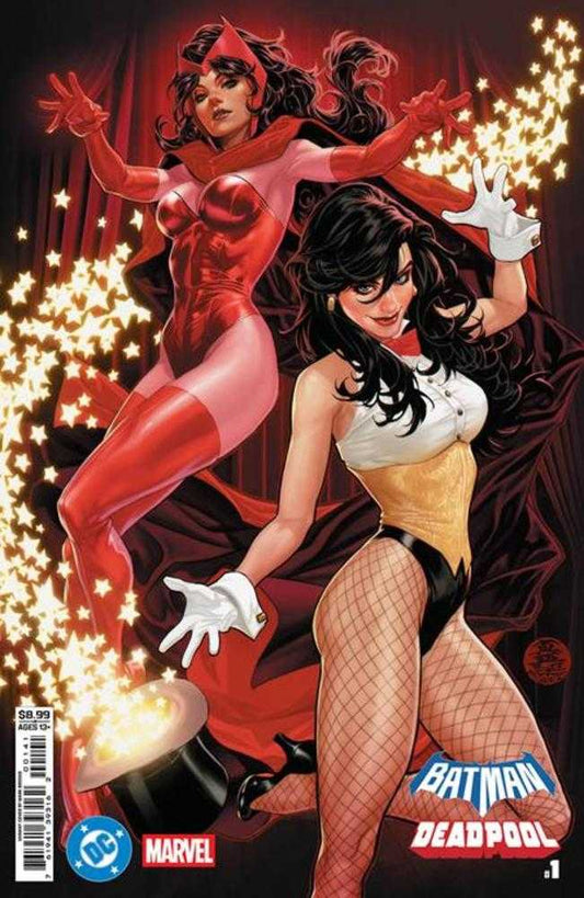 DC Marvel Batman Deadpool #1 (One Shot) Cover D Mark Brooks Zatanna Scarlet Witch Card Stock Variant (NM)