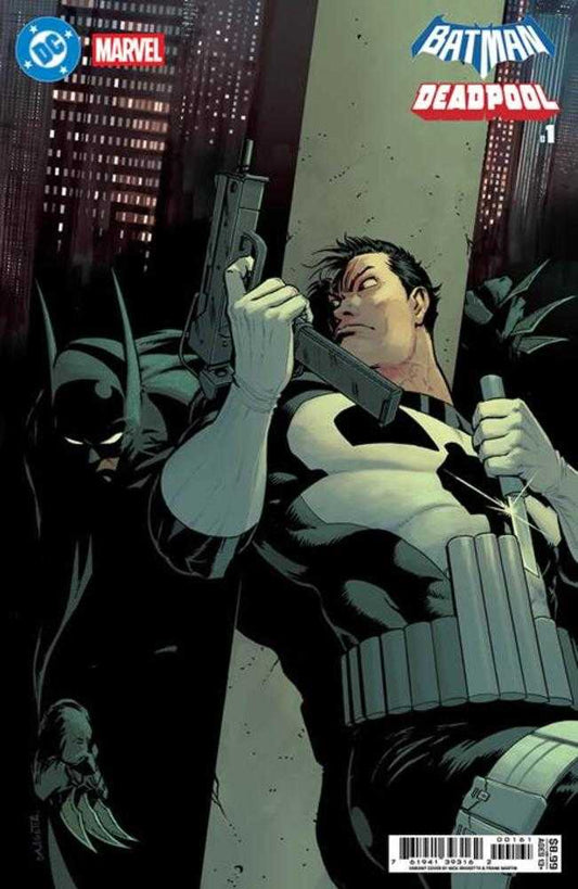 DC Marvel Batman Deadpool #1 (One Shot) Cover G Nick Dragotta Batman Punisher Card Stock Variant (NM)