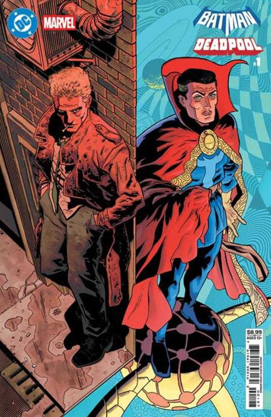 DC Marvel Batman Deadpool #1 (One Shot) Cover P Hayden Sherman Constantine Dr Strange Card Stock Variant (NM)