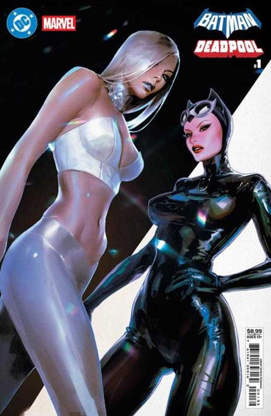 DC Marvel Batman Deadpool #1 (One Shot) Cover S Sozomaika Catwoman Emma Frost Card Stock Variant (NM)