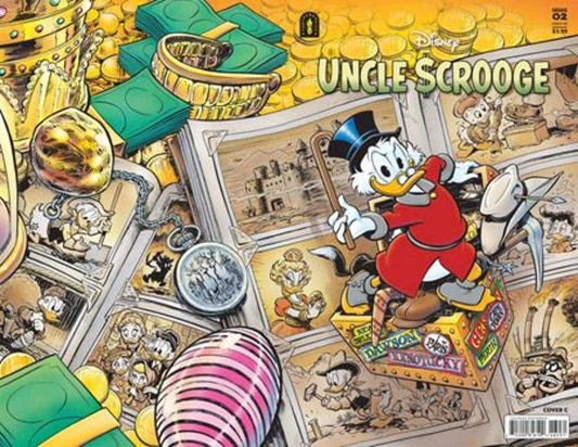 Uncle Scrooge Flintheart Glomgolds Sinister Secret #2 (Of 3) 1:10 Arlid Midthun Wraparound Variant (NM)