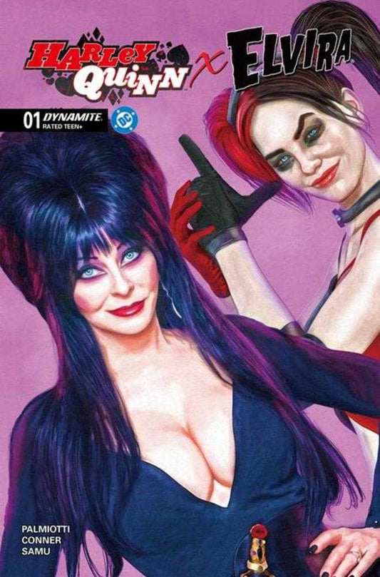 Harley Quinn X Elvira #1 Cover Y 1:10 Mark Spears Pink Foc Bonus Variant (NM)