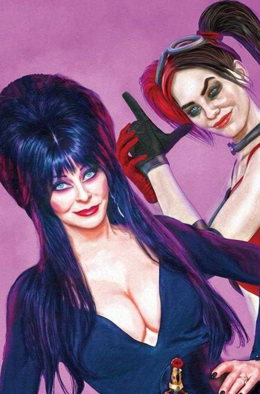 Harley Quinn X Elvira #1 Cover Za Inc 1:15 Mark Spears Pink Virgin Foc Bonus Variant (NM)
