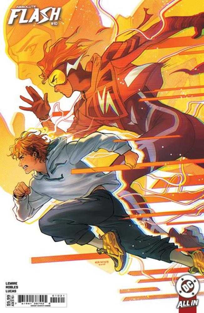 Absolute Flash #10 Cover B Haining Card Stock Variant (NM)